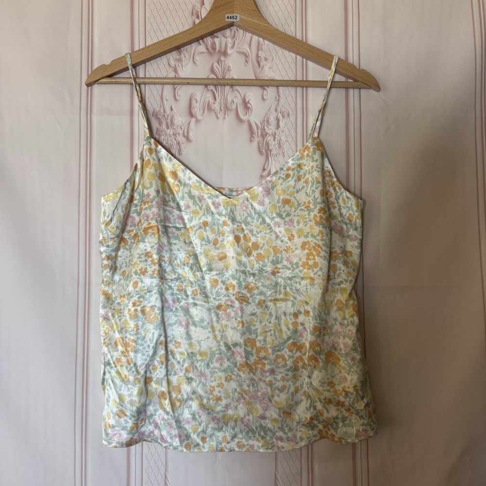 Rails Paola Summer Meadow Floral Cami Top Women's Size S Rayon Boho